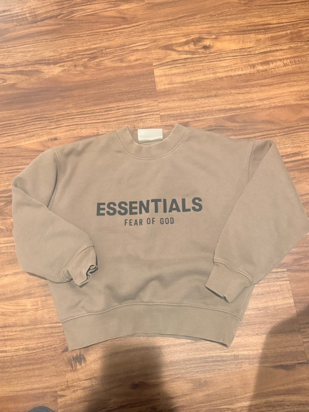 Essentials Fear of God youth size 6/7 crewneck sweatshirt